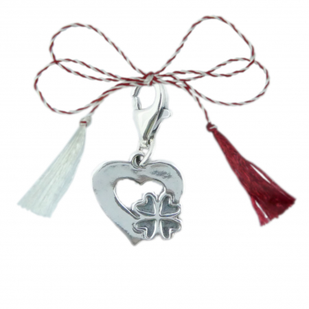 Pandantive - Martisor Pandantiv argint carabina Inimioara Trifoi 6795145 Dras