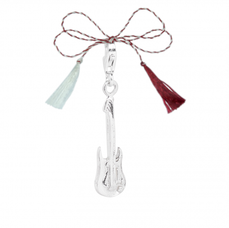 Pandantive - Martisor Pandantiv argint carabina Instrument muzical Chitara electrica 6094170 Dras