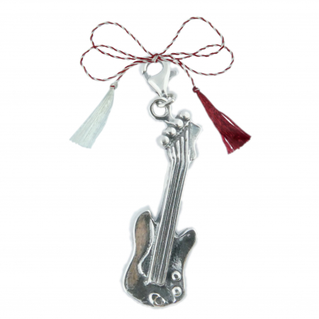 Pandantive - Martisor Pandantiv argint carabina Instrument muzical Chitara electronica 6105625 Dras
