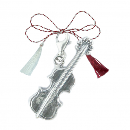 Pandantive - Martisor Pandantiv argint carabina Instrument muzical Contrabas 6108735 Dras