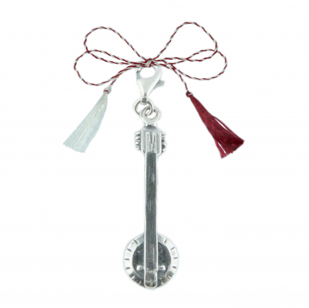 Toate produsele - Martisor Pandantiv argint carabina Instrument muzical Mandolina 6101340 Dras
