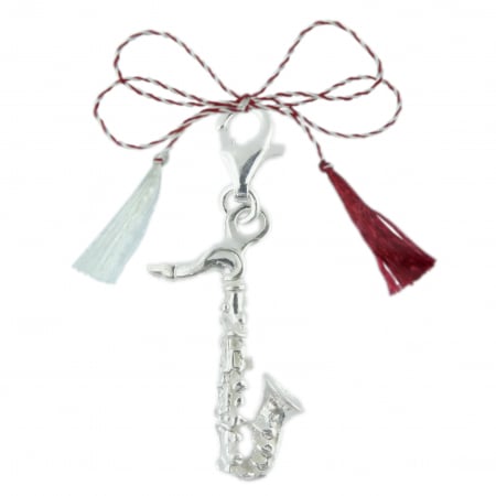 Pandantive - Martisor Pandantiv argint carabina Instrument muzical Saxofon 6096185 Dras