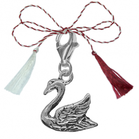 Pandantive - Martisor Pandantiv argint carabina Lebada 6430320 Dras