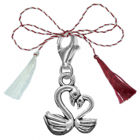 Pandantive - Martisor Pandantiv argint carabina Lebede 9569210 Dras