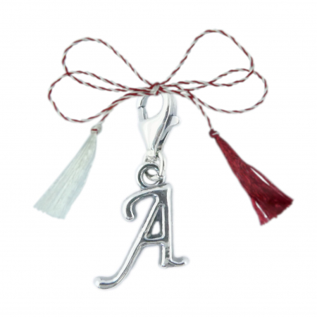 Pandantive - Martisor Pandantiv argint carabina Litera A 9213115 Dras