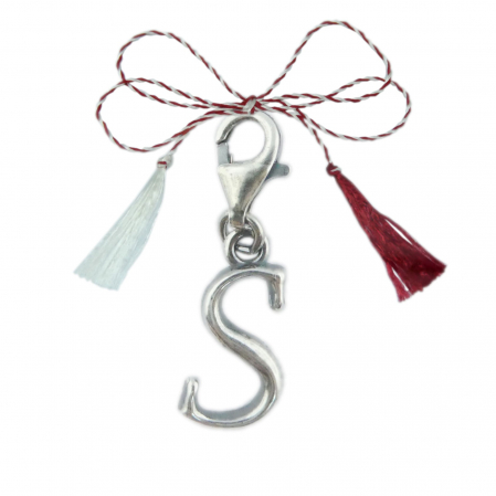 Pandantive - Martisor Pandantiv argint carabina Litera S 9255115 Dras