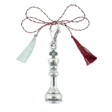 Toate produsele - Martisor Pandantiv argint carabina Piesa sah Rege 9250345 Dras