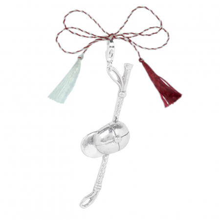 Pandantive - Martisor Pandantiv argint carabina Sapca si cravasa Echitatie 6070720 Dras