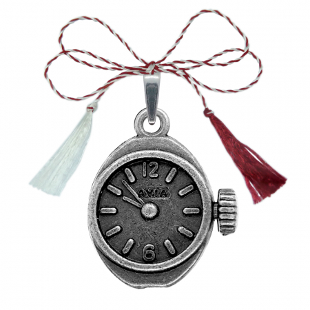 Pandantive - Martisor Pandantiv argint Ceas 9601405 Dras