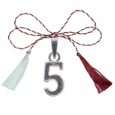 Pandantive - Martisor Pandantiv argint Cifra 5 9525140 Dras