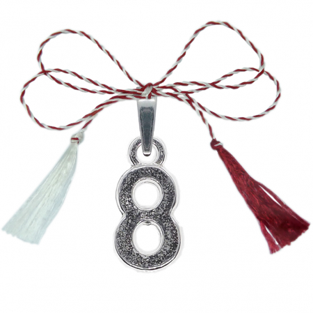 Pandantive - Martisor Pandantiv argint Cifra 8 9528140 Dras
