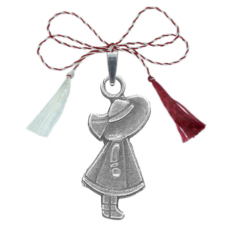 Pandantive - Martisor Pandantiv argint Fetita palarie 9566205 Dras