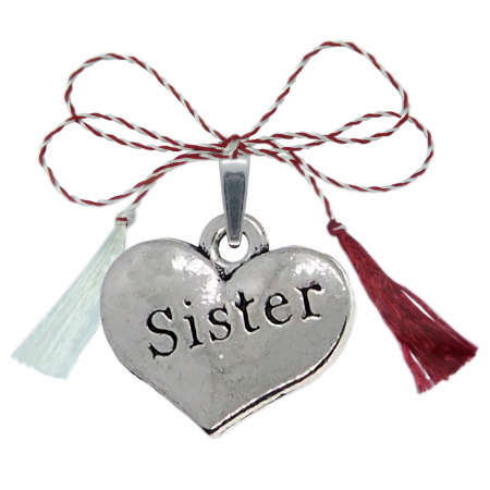 Pandantive - Martisor Pandantiv argint Inimioara sister 9564315 Dras