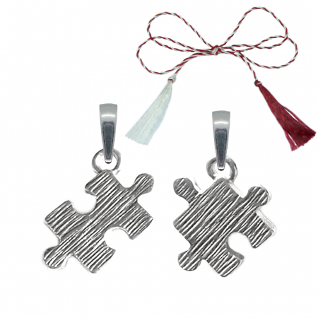 Pandantive - Martisor Set pandantiv argint Puzzle 9982240 Dras