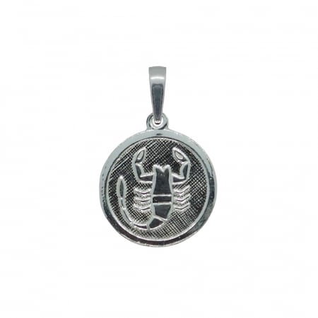 Pandantive din argint cu zodiace: - Medalion argint zodie Scorpion zodiac european 4201200 Dras