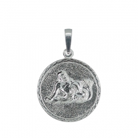 Pandantive din argint cu zodiace: - Medalion argint zodie Varsator zodiac european 4202300 Dras