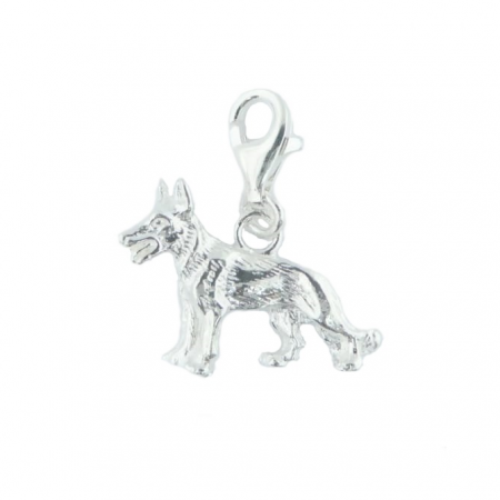 Pandantive din argint cu animale: - Pandantiv argint carabina Caine Ciobanesc German 6026250 Dras