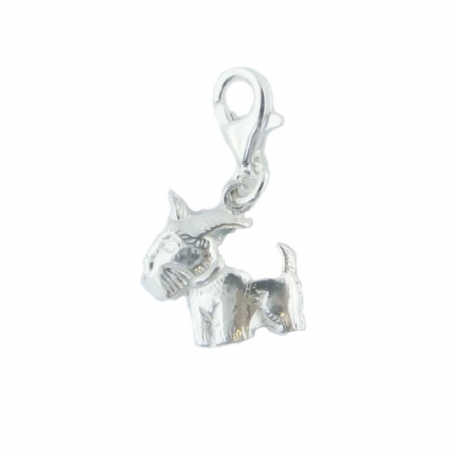 Pandantive din argint cu animale: - Pandantiv argint carabina Caine Schnautzer 6053170 Dras