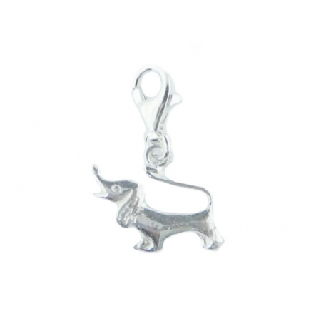 Pandantive din argint cu animale: - Pandantiv argint carabina Caine Teckel 6267135 Dras