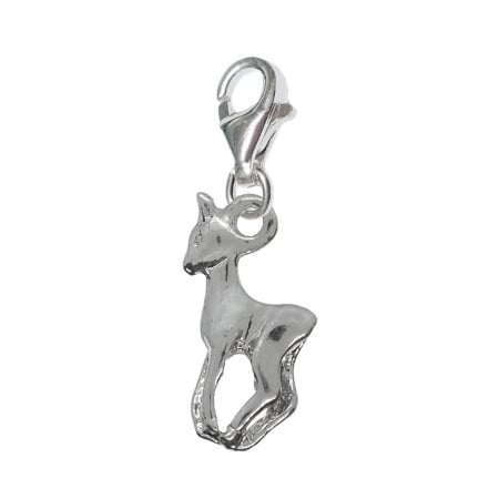 Cu animale salbatice - Pandantiv argint carabina Caprioara 6214300 Dras