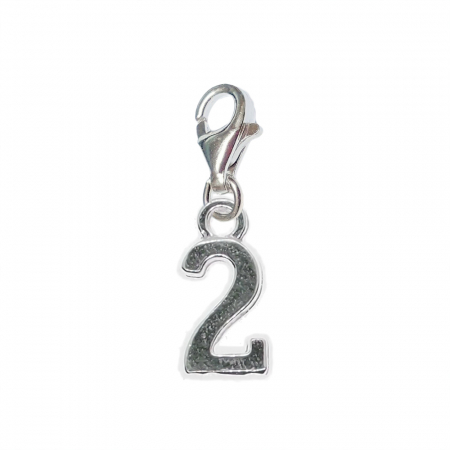 Cu cifre decupate - Pandantiv argint carabina Cifra 2 9522185 Dras