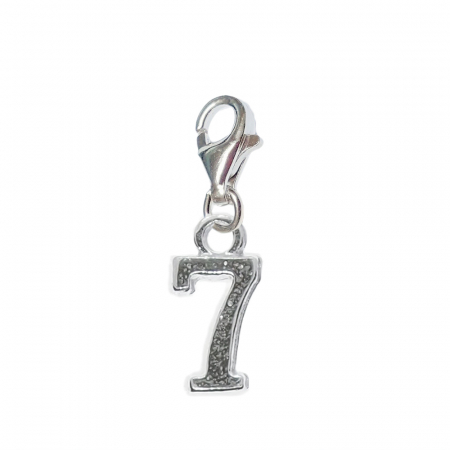 Cu cifre decupate - Pandantiv argint carabina Cifra 7 9527185 Dras