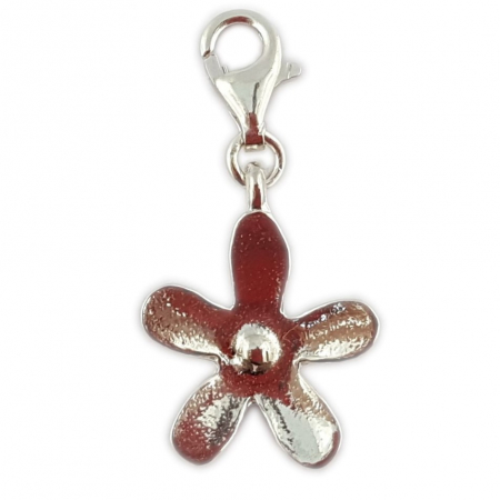 Cu flori - Pandantiv argint carabina Floare 9259190 Dras