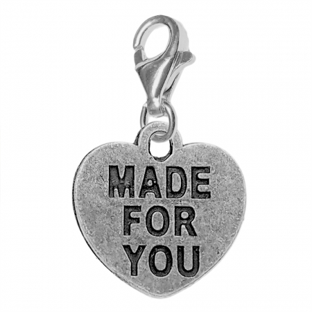 Cu inimioare - Pandantiv argint carabina Inimioara made for you 9573290 Dras