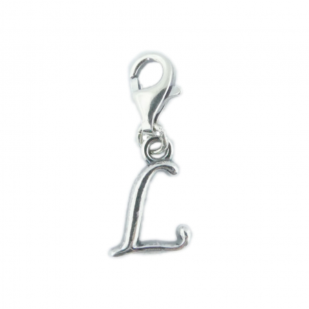 Cu litere decupate - Pandantiv argint carabina Litera L 9224100 Dras