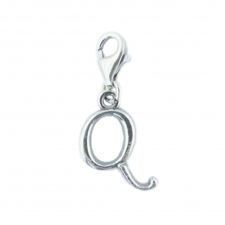 Cu litere decupate - Pandantiv argint carabina Litera Q 9228130 Dras