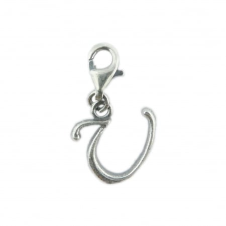 Cu litere decupate - Pandantiv argint carabina Litera U 9254120 Dras