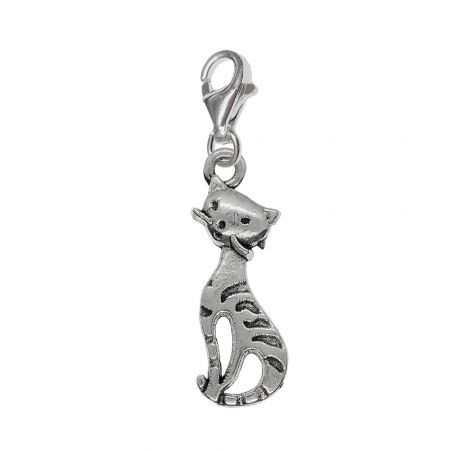 Pandantive din argint cu animale: - Pandantiv argint carabina Pisica 9678180 Dras