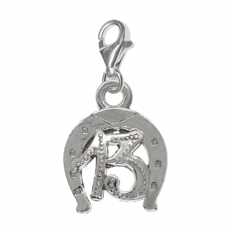Cu potcoave - Pandantiv argint carabina Potcoava Cifra 13 9911440 Dras