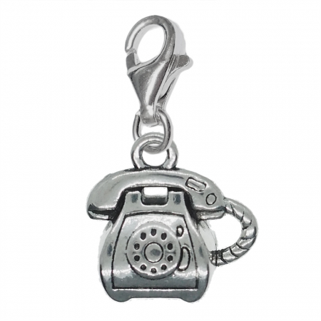 Pandantive - Pandantiv argint carabina Telefon fix 9619450 Dras