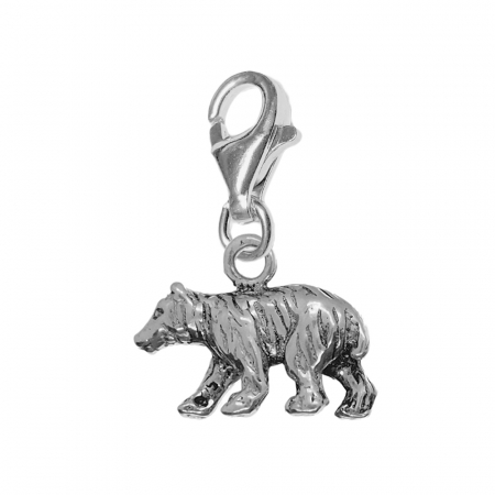 Pandantive din argint cu animale: - Pandantiv argint carabina Urs 9710320 Dras
