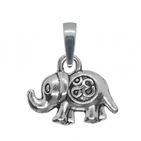Cu animale salbatice - Pandantiv argint Elefant 9695215 Dras