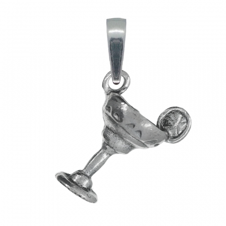 Pandantive din argint cu diverse motive - Pandantiv argint Pahar martini 1002028 Dras