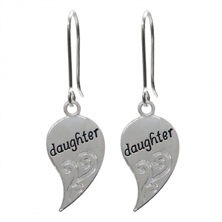 Set pandantive din argint: - Set Mama fiica Pandantiv argint Inimioara mother-daughter 1019951 Dras