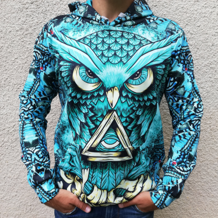Hanorac 3D Illuminati Owl [0]