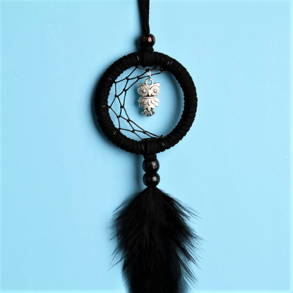 Dreamcatcher Black Owl [2]