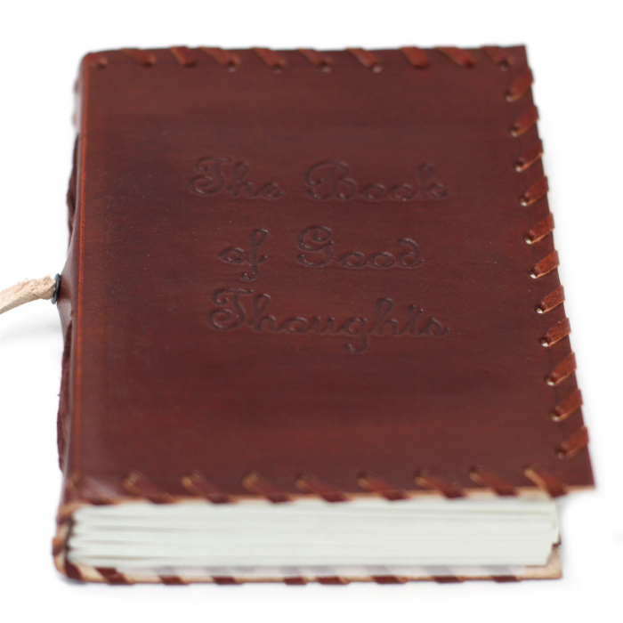 Agenda din Piele Handmade Good Thoughts [3]