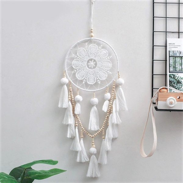 Decoratiune Boho Dreamcatcher Pure [2]