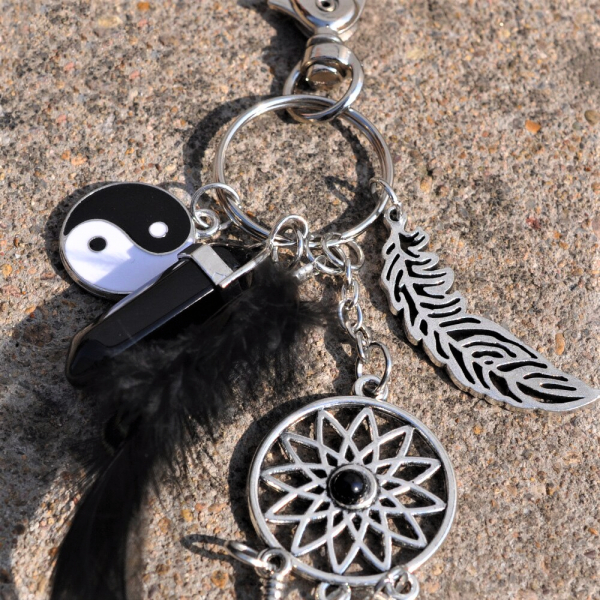 Breloc Dreamcatcher Yin Yang [3]