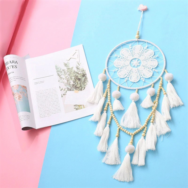 Decoratiune Boho Dreamcatcher Pure [3]
