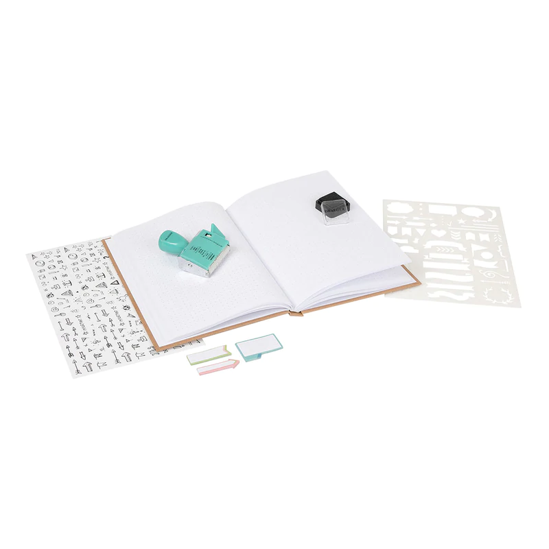 Set DIY Bullet Journaling Kraft Personalizabil [5]