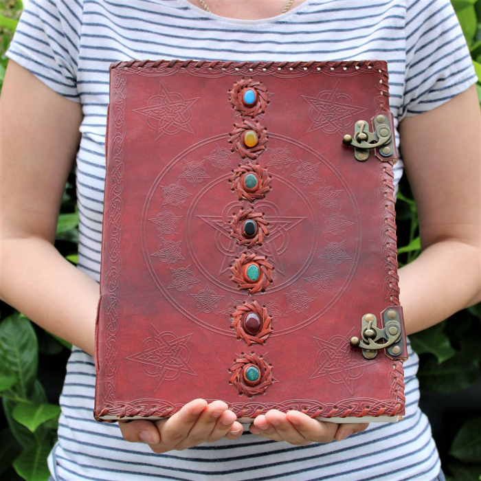 Agenda uriasa din piele 7 Stones [3]