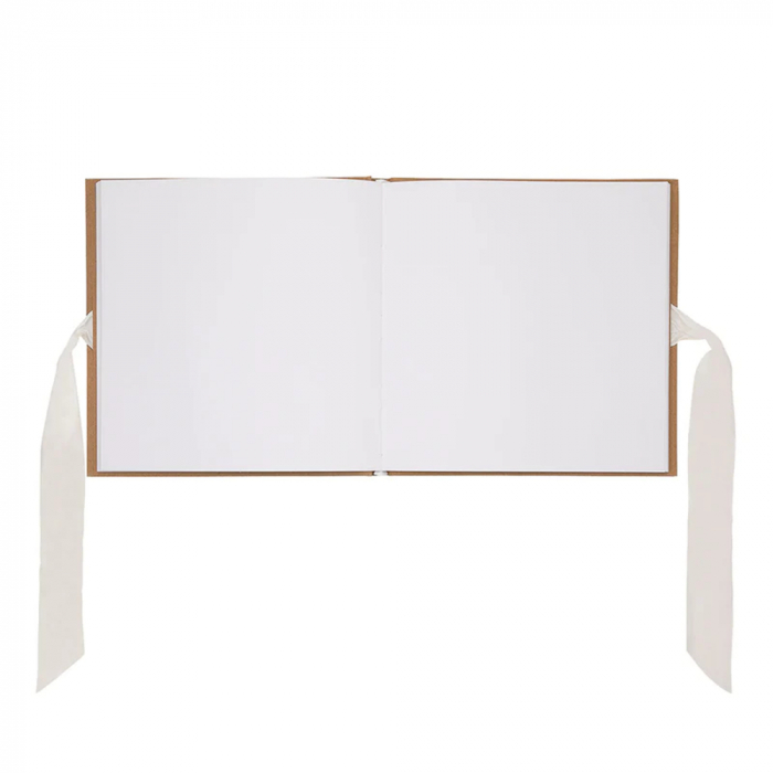 Album Scrapbook si Guestbook Kraft, coperta DIY [4]