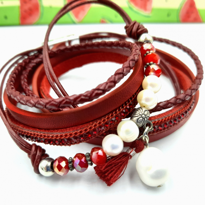 Bratara Multistrat Monde Red [2]
