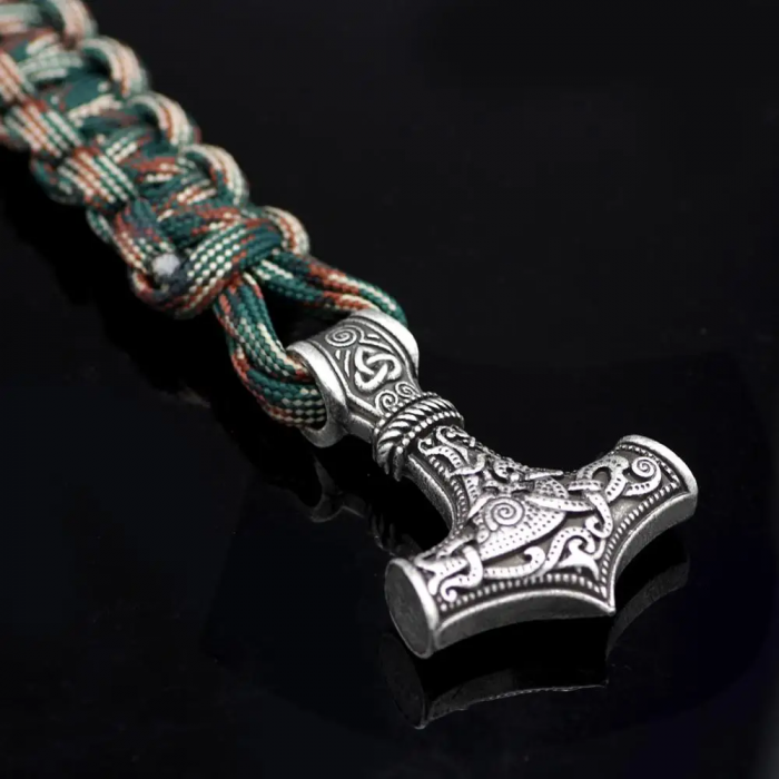 Bratara Paracord Thor Mjolnir - camuflaj [3]