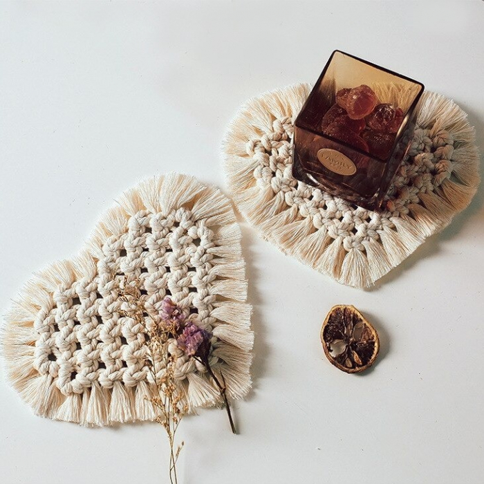 Decoratiune Macrame I Heart [2]